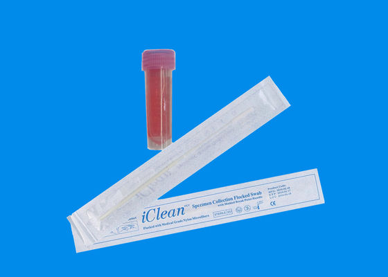 ウイルスの棒はIcleanの鼻の綿棒が付いている使い捨て可能な綿棒のVtmのキットを群がらせた